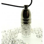 Herkimer Diamond Gemstone Mojo Bottle Pendant